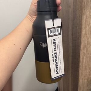 Hibear Black and Gold Adventure Flask